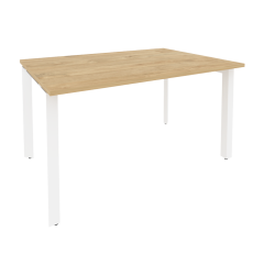 Стол переговорный 1 столешница Рива ONIX O.MP-PRG-1.3 Тиквуд Светлый/Белый