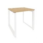 Стол рабочий на О-образном м/к Рива ONIX O.MO-SP-0.7 Тиквуд Светлый/Белый