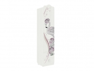 Шкаф комбинированный с ящиками одностворчатый Мебельсон Фэнтези MDF-02 Белый рамух