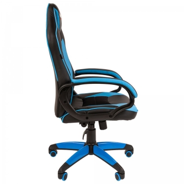 Геймерское кресло BRABIX BRABIX Blaze GM-162 Черное/голубое