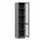 Шкаф одностворчатый правый Любимый дом Амели ЛД 642.860.000 Оникс серый