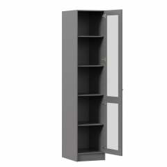 Шкаф одностворчатый правый Любимый дом Амели ЛД 642.860.000 Оникс серый