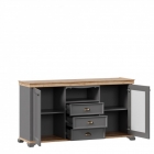 Комод Любимый дом Амели ЛД 642.940.000 Оникс серый