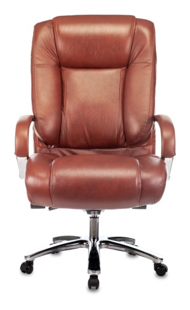 Кресло руководителя Бюрократ Бюрократ T-9925SL кожа Светло-коричневый Leather Eichel