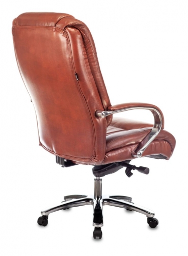 Кресло руководителя Бюрократ Бюрократ T-9925SL кожа Светло-коричневый Leather Eichel