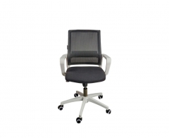 Кресло офисное Норден Бит LB белый пластик Черный