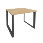 Стол переговорный 1 столешница Рива ONIX O.MO-PRG-1.1 Тиквуд Светлый/Антрацит