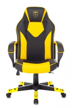 Геймерское кресло Zombie Zombie GAME 17 Черный-желтый