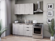 Кухонный гарнитур Любимый дом Джамис 2000 Черный Белый камень