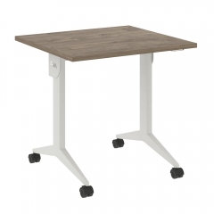 Стол складной мобильный Рива X-Pull X.M-0.7 Тиквуд Темный/Белый
