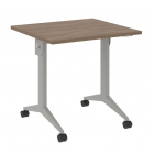 Стол складной мобильный Рива X-Pull X.M-0.7 Тиквуд Темный/Серый