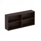 Стеллаж низкий 4-створчатый с топом без дверей Юнитекс MARK МК 751 Орех тоскана