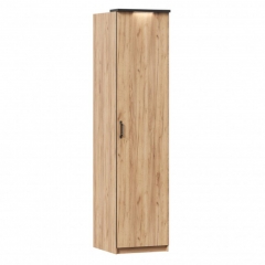 Шкаф одностворчатый Любимый дом Техно ЛД 678.151.000.010 Дуб Крафт белый