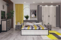 Зеркало настенное Любимый дом Техно ЛД 678.090.000 Дуб Крафт белый