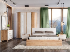 Зеркало настенное Любимый дом Марта-2 ЛД 406.080.000 Белое