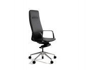 Кресло руководителя Норден Лилль экокожа Черный