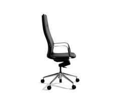 Кресло руководителя Норден Лилль экокожа Черный