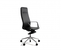 Кресло руководителя Норден Лилль экокожа Черный