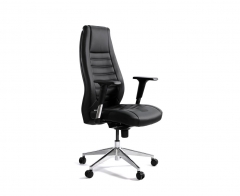 Кресло руководителя Норден Лорд экокожа Черный