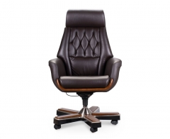 Кресло руководителя Норден Трон кожа Коричневый