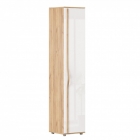 Шкаф одностворчатый глухой Любимый дом Марта-2 ЛД 136.010.000 Дуб золотой Белый глянец