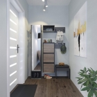 Зеркало навесное Любимый дом Флекс ЛД 135.060.000 Оникс Серый