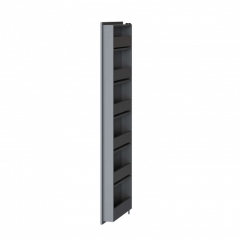 Вешалка-обувница поворотная Любимый дом Флекс ЛД 135.040.000 Оникс Серый