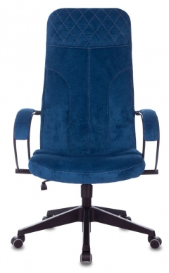 Кресло руководителя Бюрократ Бюрократ CH-608Fabric темно-синий Velvet 29