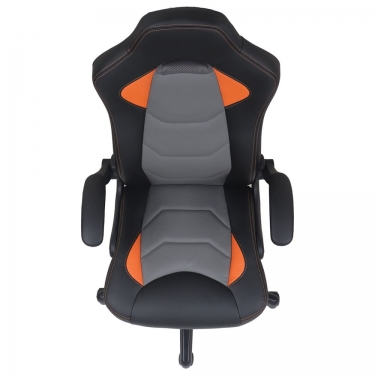 Кресло компьютерное BRABIX BRABIX Skill GM-005 Черное/оранжевое