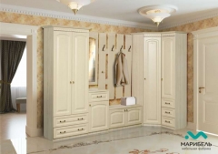 Шкаф-пенал с ящиками Визит-15 МАГ-РИВЕР Рамух/Сандал белый