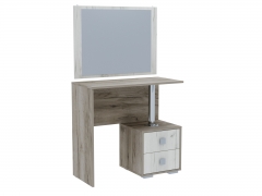 Зеркало навесное Ольга 17 МАГ-РИВЕР Дуб крафт серый/Дуб крафт белый