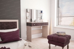 Трюмо Николь МАГ-РИВЕР Ясень шимо светлый/Лиственница темная