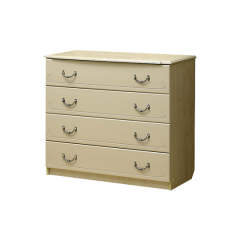 Комод с 4-мя ящиками Ивушка-5 МАГ-РИВЕР Туя светлая/Дуб беленый