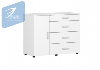 Комод Вега-К02 МАГ-РИВЕР Белый