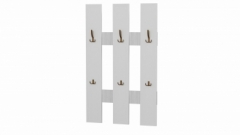 Вешалка навесная Визит-4 МАГ-РИВЕР Холст белый/Рамух