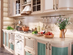 Кухонный гарнитур Любимый дом Кантри 01 Сономе эйч светлая