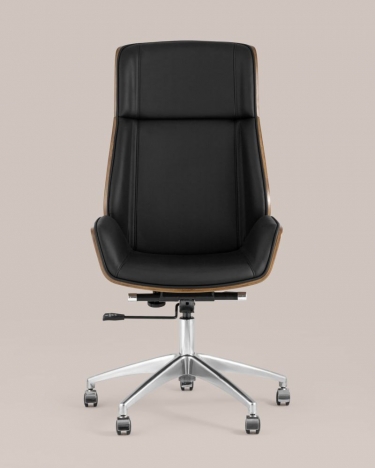 Кресло руководителя Stool Group TopChairs Crown экокожа Черное