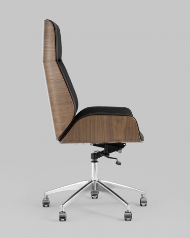 Кресло руководителя Stool Group TopChairs Crown экокожа Черное