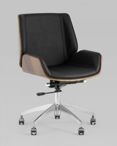 Офисное кресло Stool Group TopChairs Crown 2 экокожа Черное