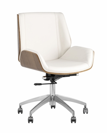 Офисное кресло Stool Group TopChairs Crown 2 экокожа Бежевое