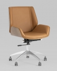 Офисное кресло Stool Group TopChairs Crown 2 экокожа Коричневое