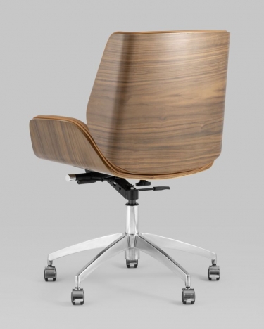 Офисное кресло Stool Group TopChairs Crown 2 экокожа Коричневое