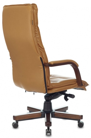 Кресло руководителя Бюрократ Бюрократ T-9927WALNUT Горчичный