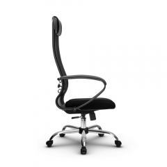 Кресло руководителя Метта МЕТТА Комплект 11 хром КР Черный