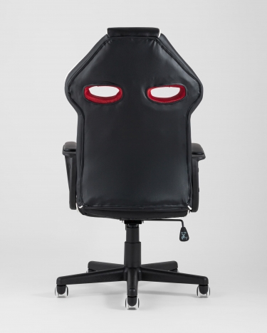 Игровое кресло Stool Group TopChairs Racer Lighti Черное с красным