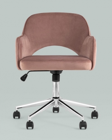 Компьютерное кресло Stool Group Кларк велюр Розовый
