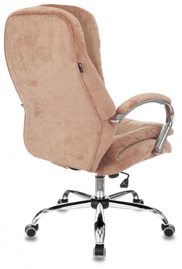 Кресло руководителя Бюрократ Бюрократ T-9950SL Fabric светло-коричневый Velvet 90