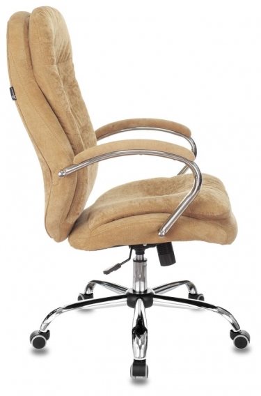 Кресло руководителя Бюрократ Бюрократ T-9950SL Fabric горчичный Velvet 73