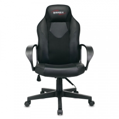 Кресло компьютерное BRABIX BRABIX Game GM-017 экокожа Черное