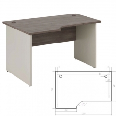 Стол эргономичный левый POINTEX New Line NLN36315331 Дуб шамони темный